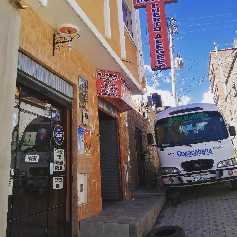 Hostal Puerto Alegre Copacabana Kültér fotó